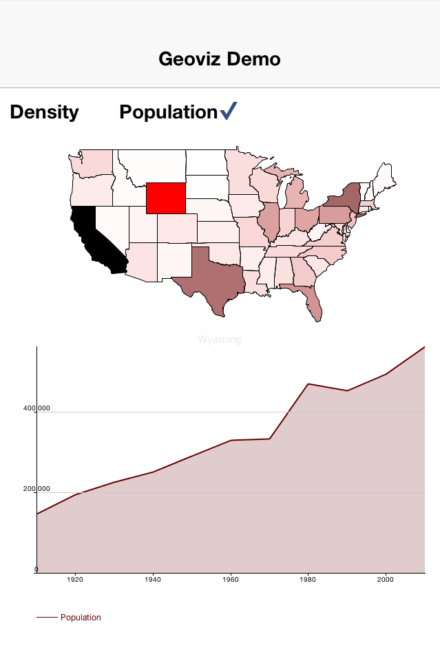 Geo-Viz and Codename One