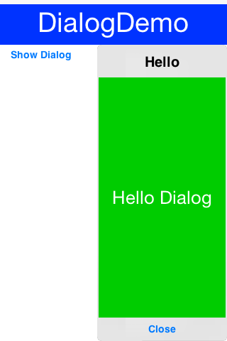 Interaction Dialog